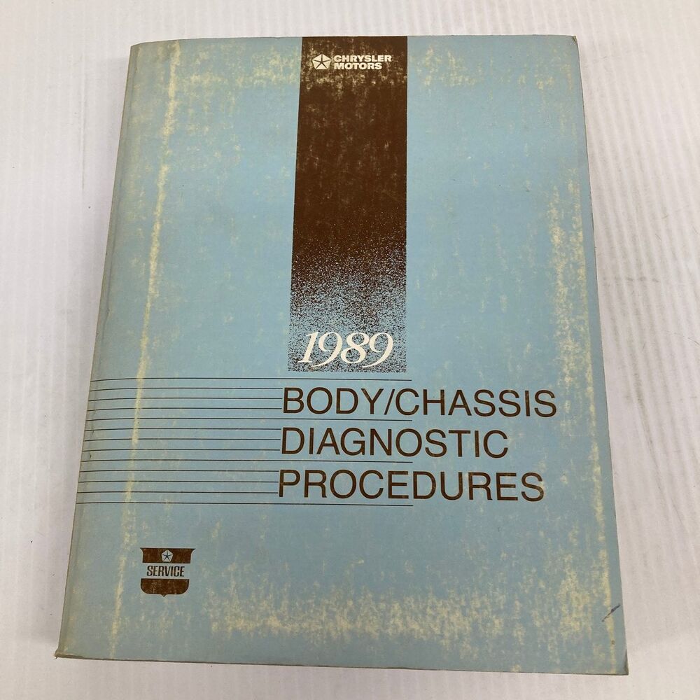 Chrysler Body/Chassis Diagnostic Procedures 1989